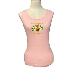 Moose McGillycuddy's Waikiki Hawaii Y2K Pink Tank Top Womens Large